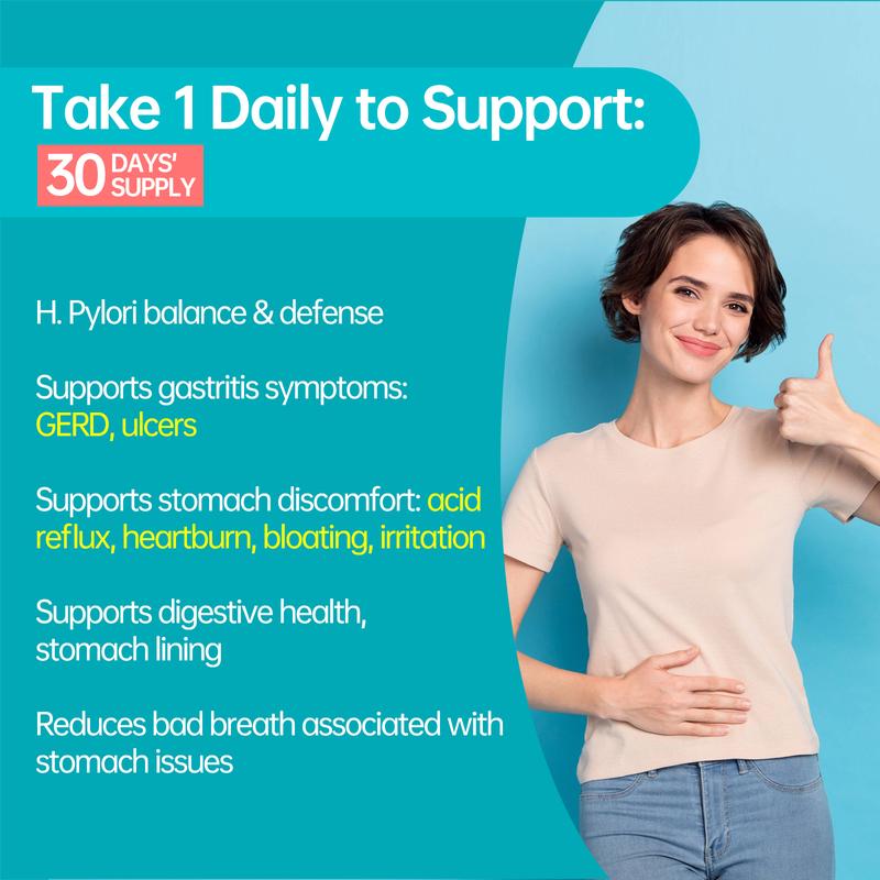 5-in-1 Advanced Pylopass H. Pylori Probiotic Support