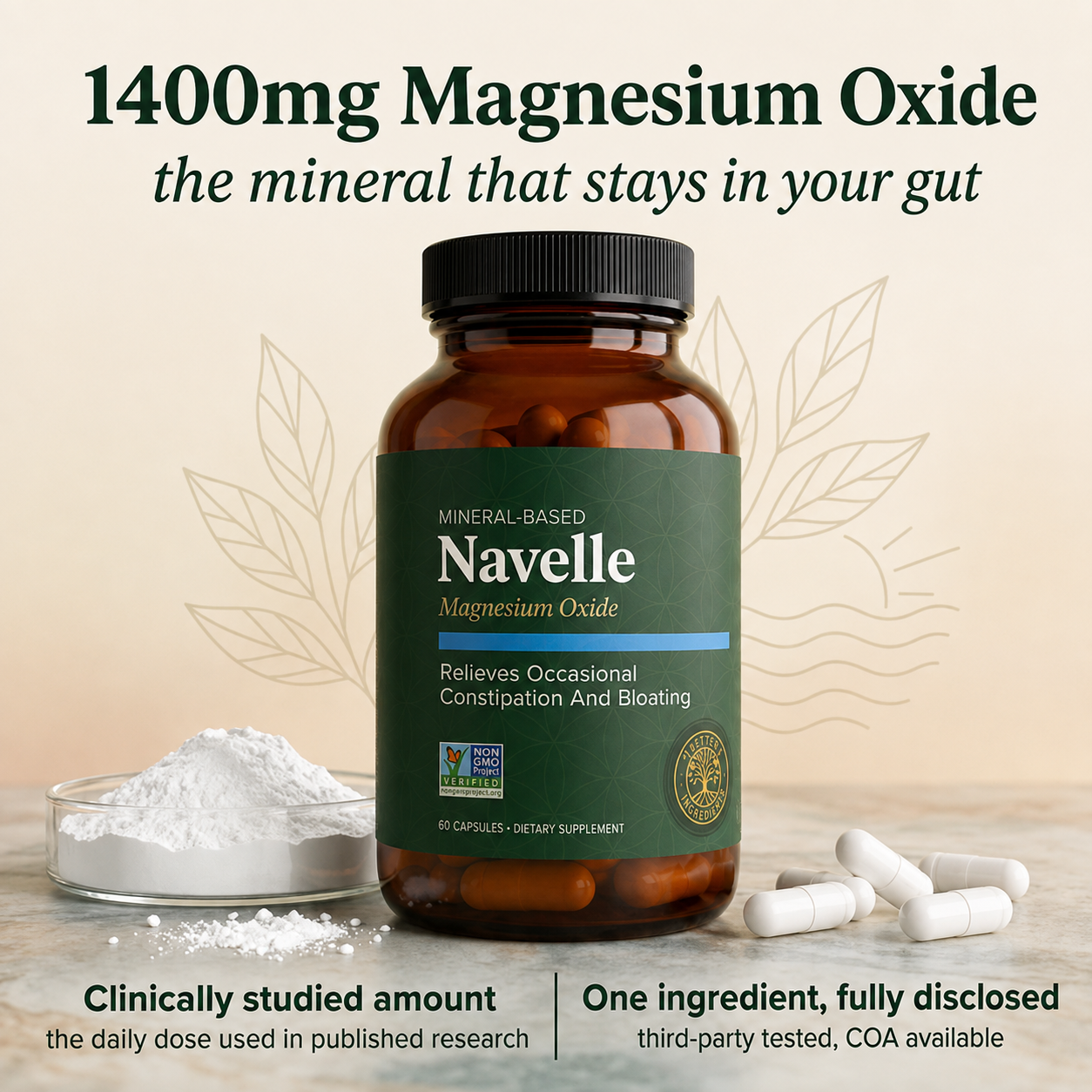 Navelle™ Magnesium Oxide Daily Regularity