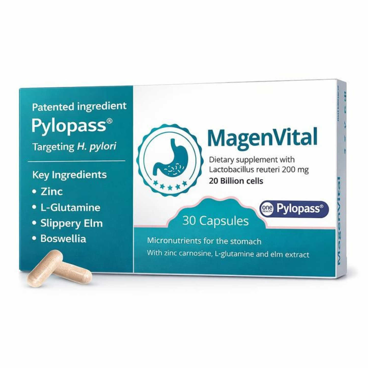 5-in-1 Advanced Pylopass H. Pylori Probiotic Support